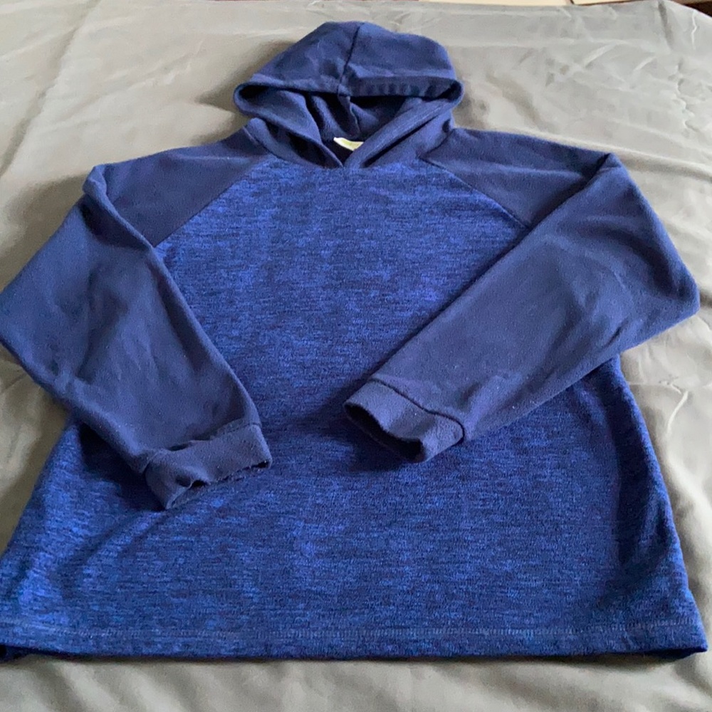 Boys Crazy 8 hoodie in navy. Sz 10-12 L